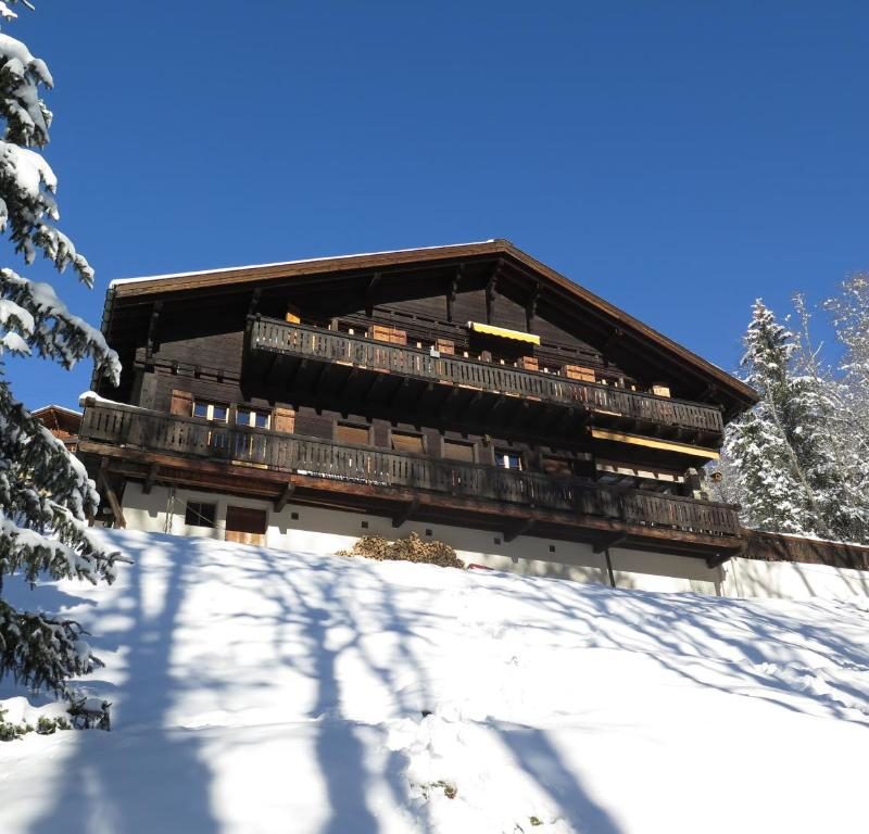 CONDOMINIUM  KOLUMA MANSIBEAUTIFUL APARTMENT WITH GARAGE MAGNIFICIENT VIEW ON THE VILLAGE AND THE MASSIF DIABLERETS