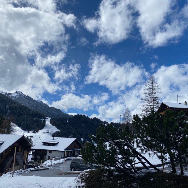 PPE ROCHER AMAGNIFIQUE APPARTEMENT AU VILLAGE A DEUX PAS DES COMMERCES AVEC  VUE SUR LE MASSIF DES  DIABLERETS