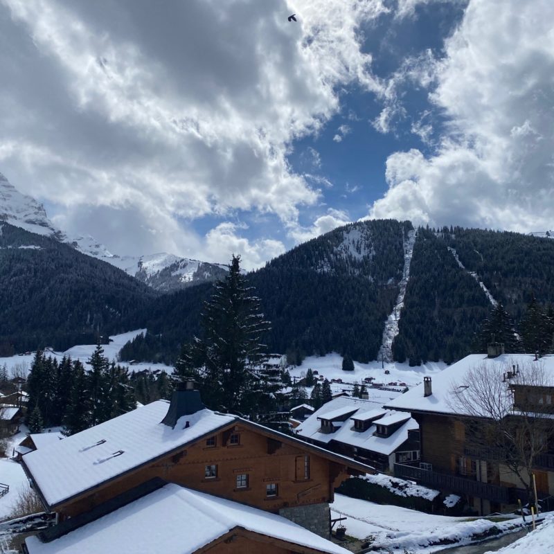 CONDOMINIUM  PPE ROCHER ABEAUTIFUL APARTMENT MAGNIFICIENT VIEW ON THE VILLAGE AND THE MASSIF DIABLERETS WITH PARKING PLACE 